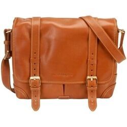 Sac bandouli&egrave;re Arthur & Aston Besace Arthur et Aston Ref 57038 B cognac 38*28*10 cm Marron