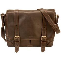 Sac bandouli&egrave;re Arthur & Aston Besace Arthur et Aston Ref 57038 C chataigne 38*28*10 cm Marron