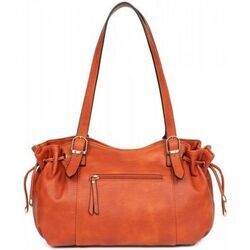 Sac a main Hexagona Sac port&eacute; &eacute;paule Toscane Ref 57680 terre Orange