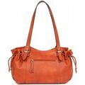 Sac a main Hexagona Sac port&eacute; &eacute;paule Toscane Ref 57680 terre Orange