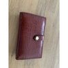 Pochette Petite Mendigote Sac cuir bandouli&egrave;re porte cartes assorti Marron