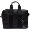 Porte document Lacoste Sac ordinateur en cuir Ref 57934 000 noir 39*30*5