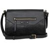 Sac Bandouliere Hexagona Sac porte travers en cuir Ref 58238 Noir