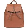 Sac a dos Hexagona Sac a dos en cuir Ref 58914 Caramel 31*28*16 cm