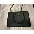 Sac &agrave; main Prada Prada Galleria Crossbody Large Black Leather Noir Grenoble