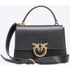 Sac Bandouliere Pinko CLASSIC LOVE BAG ONE LIGHT SIMPLY &Agrave; ANSE Noir