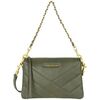 Sac a main LANCASTER Pochette matelasse Ref 57402 Kaki 23*14*5 cm