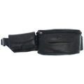 Sac banane Francinel Banane cuir vachette Ref 24475 Noir