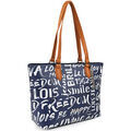 Sac &agrave; main Lois Words Bleu