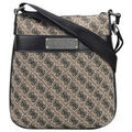Sacoche Guess Sac bandouli&egrave;re MYSELF Mini Flat Beige