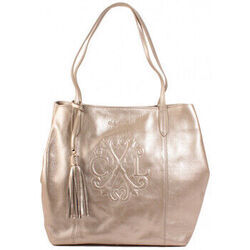 Cabas Christian Lacroix Sac Cabas en Cuir Relief 16 Champagne