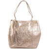 Cabas Christian Lacroix Sac Cabas en Cuir Relief 16 Champagne