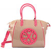 Sac Christian Lacroix Sac Cabas Jonc 4 Taupe/Rose