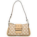 Sac Guess femme sac greta clous beige