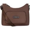 Sac Bandouliere Hexagona Sac porte travers Ref 63706 Marron 26*21*11 cm