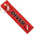 Porte cl&eacute; Clj Charles Le Jeune Porte-cl&eacute;s Plongeur Diver Rouge Grenoble