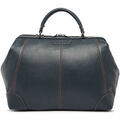 Sac & Bagage sur Grenoble : Sac bandouli&egrave;re Etrier Sac docteur Foulonn&eacute; cuir FOULONNE 104-EFOU816M Bleu