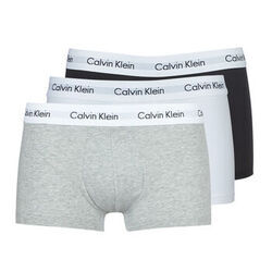 Boxers Calvin Klein Jeans COTTON STRECH LOW RISE TRUNK X 3 Noir