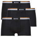 Lingerie homme sur Grenoble : Boxers BOSS Trunk 3P Motion Noir