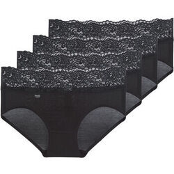Culottes & slips Sloggi ROMANCE X 4 Noir