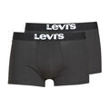 Boxers Levis MEN SOLID TRUNK PACK X2 Noir