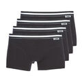 Lingerie homme sur Grenoble : Boxers DIM ECODIM COTON X 4 Noir