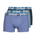 Lingerie homme sur Grenoble : Boxers DIM BO POWERFUL X3 Bleu