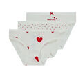 Sous-v&ecirc;tements Filles sur Grenoble : Culottes & slips Petit Bateau A00FP X3 Multicolore