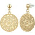 Boucles oreilles Sc Boh&egrave;me B4268-DORE Dor&eacute; Grenoble