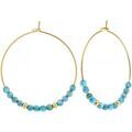 Boucles oreilles Sc Boh&egrave;me B4255-DORE-APATITE Dor&eacute; Grenoble