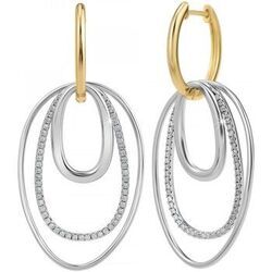 Boucles oreilles Sc Boh&egrave;me B4136-ARGENT Dor&eacute;