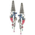 Boucles oreilles Franck Herval F&Eacute;TICHES - clips triangulaires Multicolore Grenoble
