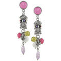 Boucles oreilles Franck Herval BO poussoir "fetiche" 12--60986 Grenoble