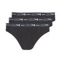 Lingerie homme sur Grenoble : Slips DIM COTON STRETCH X3 Noir