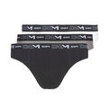 Lingerie homme sur Grenoble : Slips DIM COTON STRETCH X3 Noir