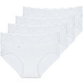 Culottes & slips Sloggi ROMANCE X 4 Blanc