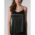 Maillots de corps Luna Splendida Caraco satin Prestige noir Splendida Noir