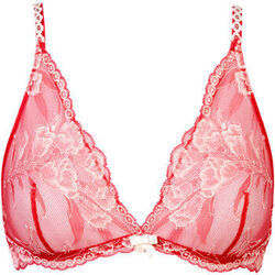 Triangles / Sans armatures Selmark Soutien-gorge triangle sans armatures Chiara Rouge