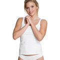 Maillots de corps Lisca D&eacute;bardeur Happy Day Cheek Blanc