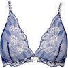 Triangles / Sans armatures Selmark Soutien-gorge triangle sans armatures Chiara Bleu