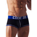 Boxers Code 22 Shorty taille basse Double Seam Code22 Noir