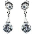 Boucles oreilles Sc Crystal BP058-B1220-BO-ARGENT Argent&eacute;