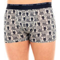 Lingerie homme sur Grenoble : Boxers John Frank JFB108-DOG-GREY Multicolore