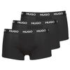 Boxers HUGO TRUNK TRIPLET PACK X3 Noir