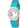 Montre Sc Crystal MF316-COEURS-TE+BRACELET006-BLEU