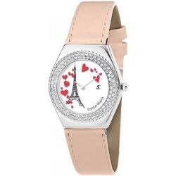 Montre Sc Crystal MF316-COEURS-TE+BRACELET006-BEIGE