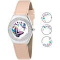 Femmes sur Grenoble : Montre Sc Crystal MF316-PAPILLON-PAPILLON+BRACELET006
