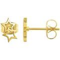Boucles oreilles Sc Boh&egrave;me B2325-DORE Dor&eacute;