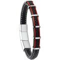 Bracelets Jourdan Bracelet homme Kessel noir et rouge Grenoble