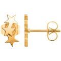 Boucles oreilles Sc Boh&egrave;me B2323-DORE Dor&eacute; Grenoble